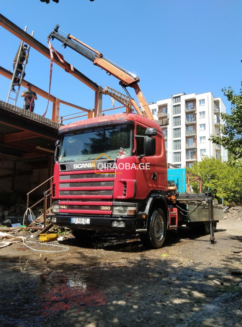 სატვირთო ამწე კრანი მანიპულატორი ჰაიაპი