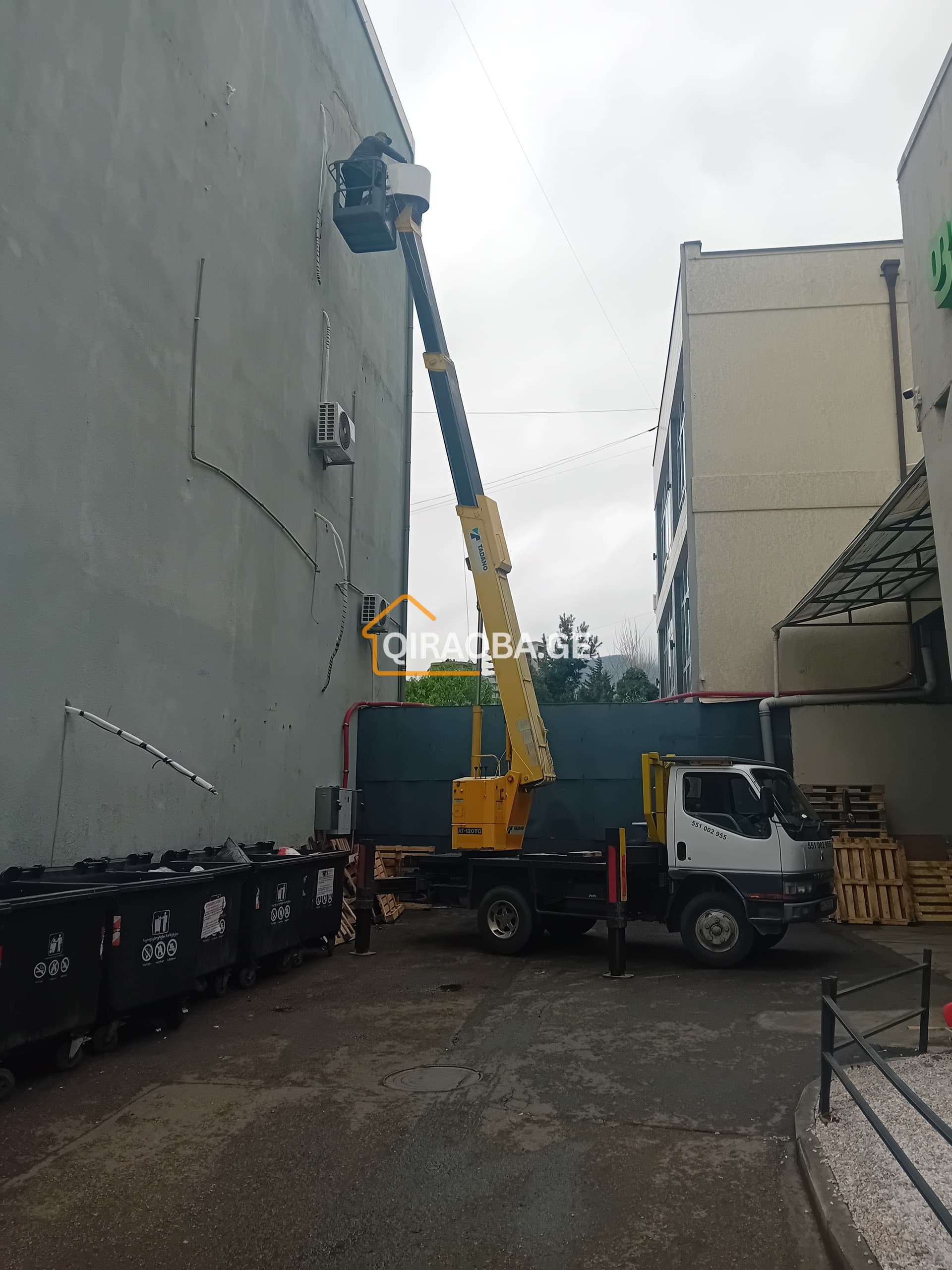   ამწე კალათის გაქირავება